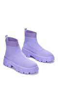 Lavender Sock Platform Sneaker