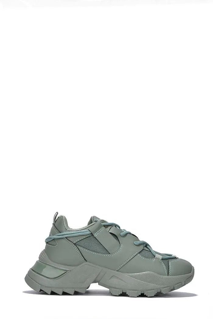 Sage Terrain Chunky Sneaker