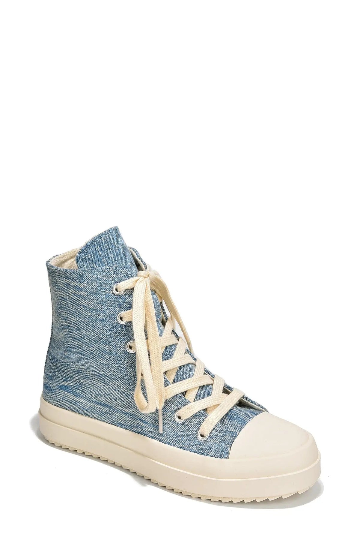 Denim Lug High Top Sneaker